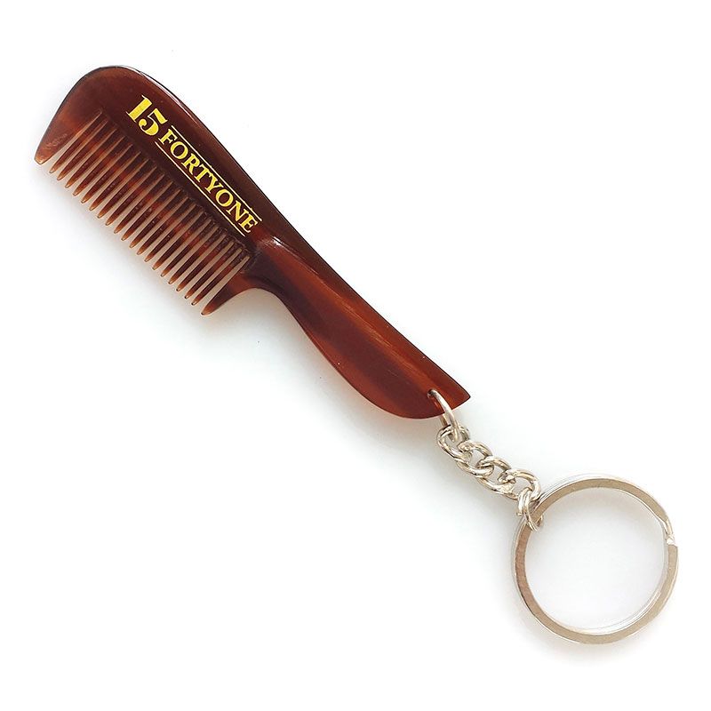 Pocket Moustache Comb With Keyring