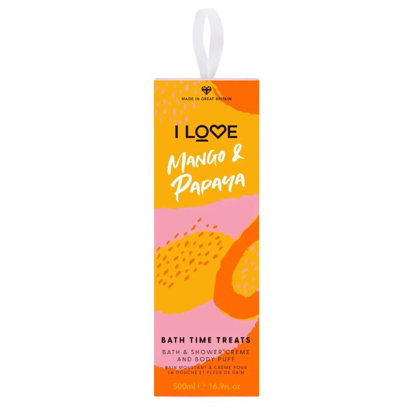I Love Bath Time Treats Mango & Papaya 500ml
