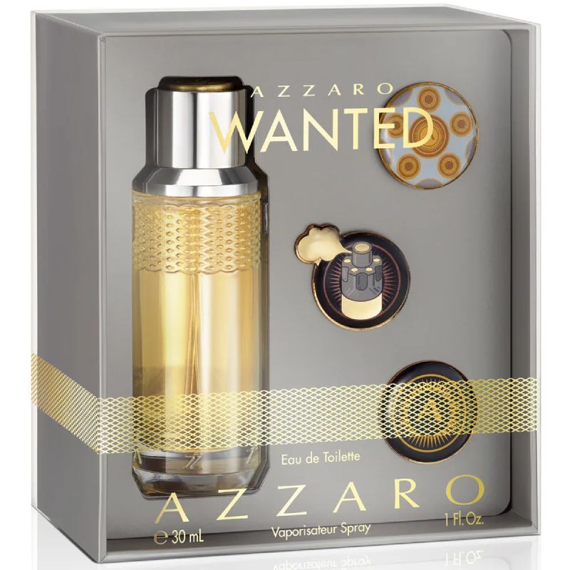 Azzaro Wanted Giftset Edt 30ml + 3 Pin