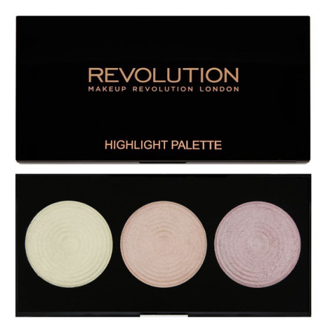Makeup Revolution Highlighter Palette Highlights
