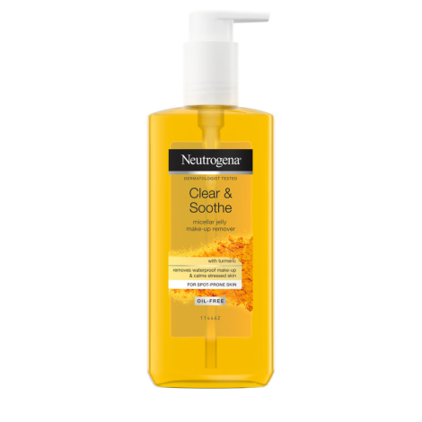 Neutrogena Clear & Soothe Miceallar Jelly Make-Up Remover 200ml