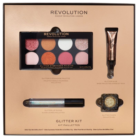 Makeup Revolution Glitter v1 Lip Gloss Kit