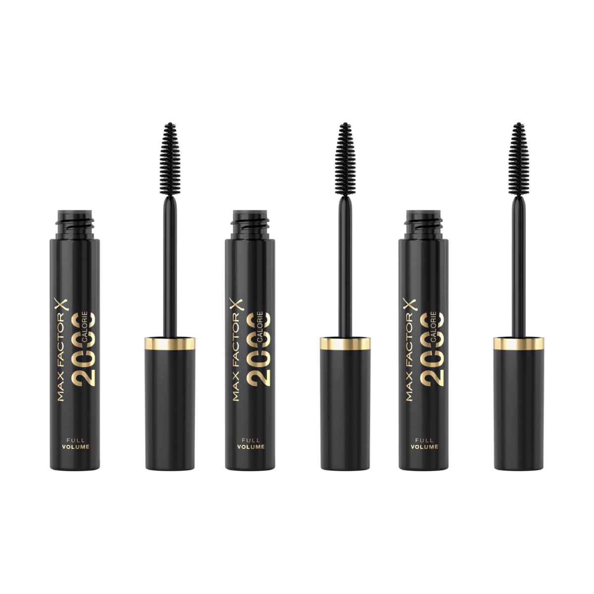 3-Pack Max Factor 2000 Calorie Mascara Black/Brown 9ml